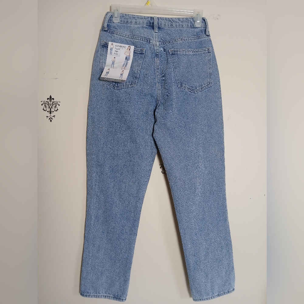 Simple Society Jeans Straight Super High Rise Size 3 vintage look - Picture 3 of 9